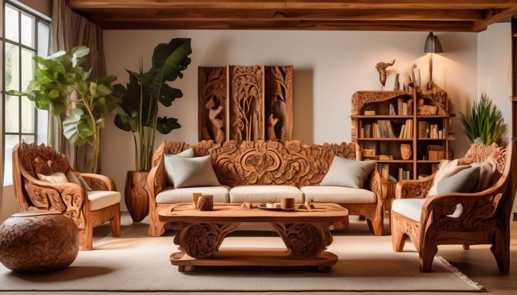 handcrafted living room pieces