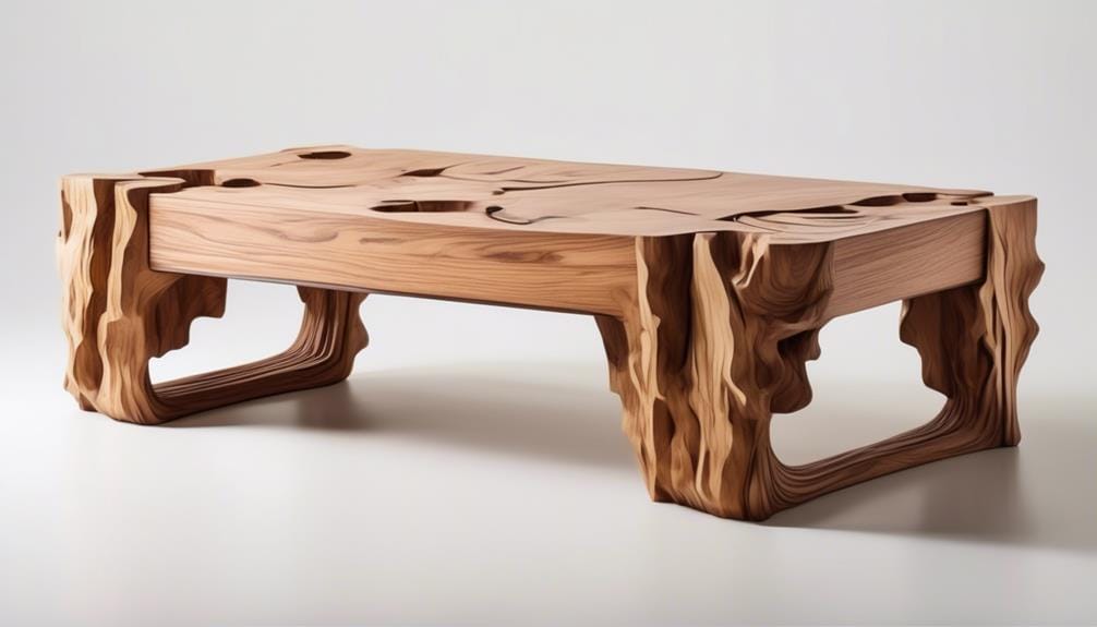 handcrafted wooden coffee tables