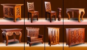 handcrafted wooden furniture masterpieces
