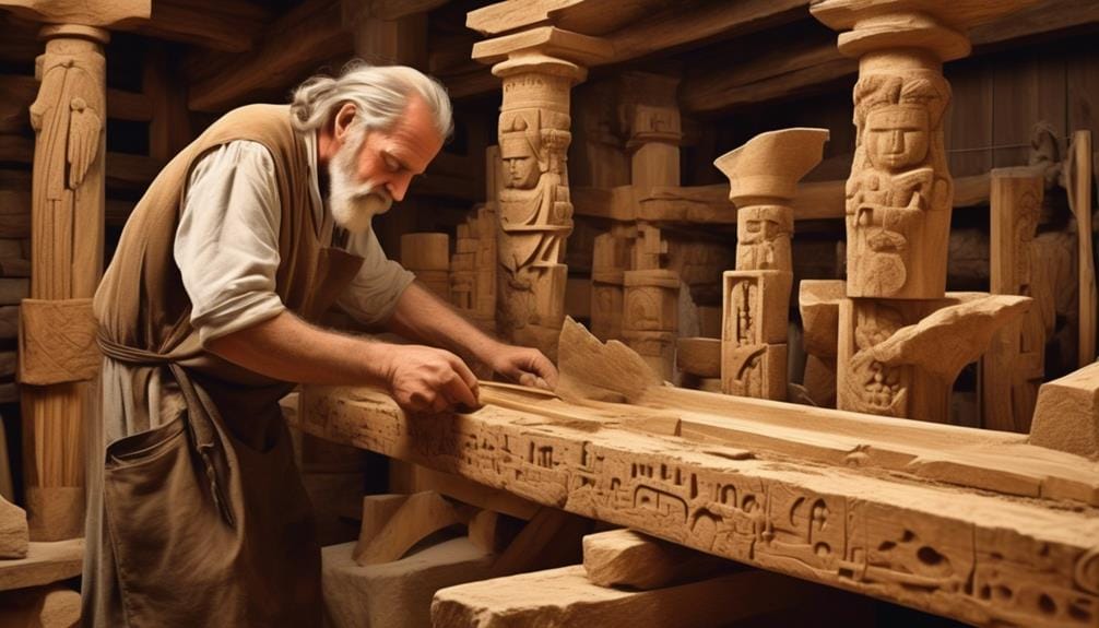 origin of carpentry in architecture