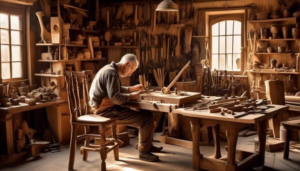 skilled craftsmen in traditional furniture design