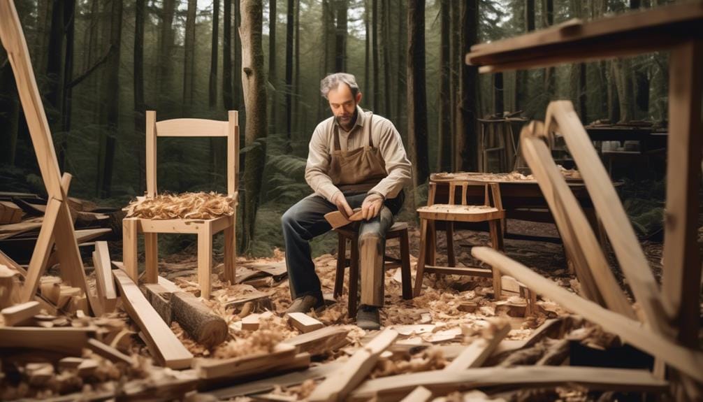 sustainable production of wooden furniture