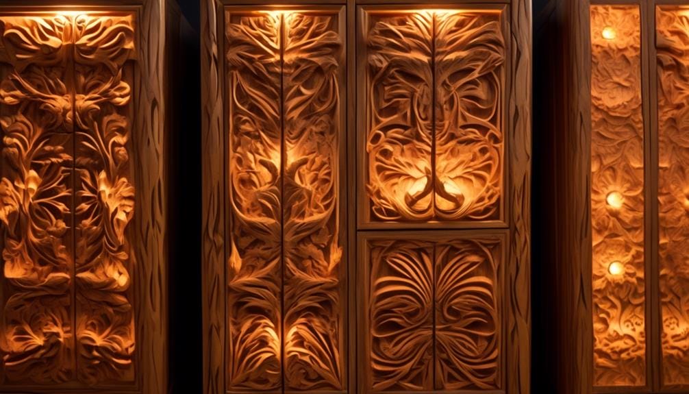 the beauty of handcrafted wooden cabinets